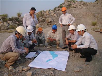 Lễ động thổ công trình thăm dò nâng câp trữ lượng mỏ đá vôi Hoàng Mai B