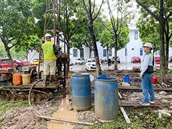 Khoan khảo sát địa chất Dự án xây dựng đơn nguyên khám chữa bệnh chất lượng cao của Bệnh viện đa khoa tỉnh Ninh Bình