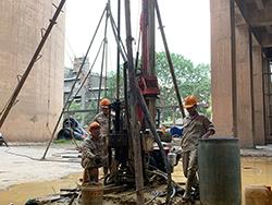 Khoan khảo sát địa chất phục vụ thi công khoan cọc nhồi Dự án: Tận dụng nhiệt khí thải để phát điện- VICEM Bỉm Sơn.