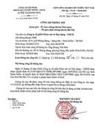 CBTT số 470/2025 về việc Thay đổi mẫu con dấu Công ty